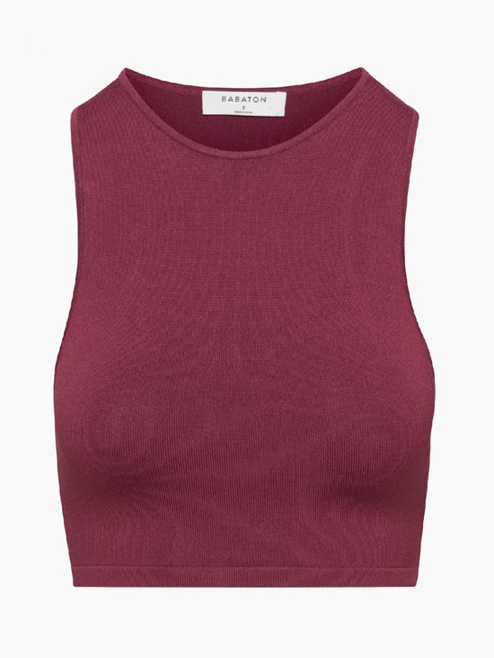 Aritzia Tops - Aritzia Babaton Sculpt Knit Racer Crop Tank
